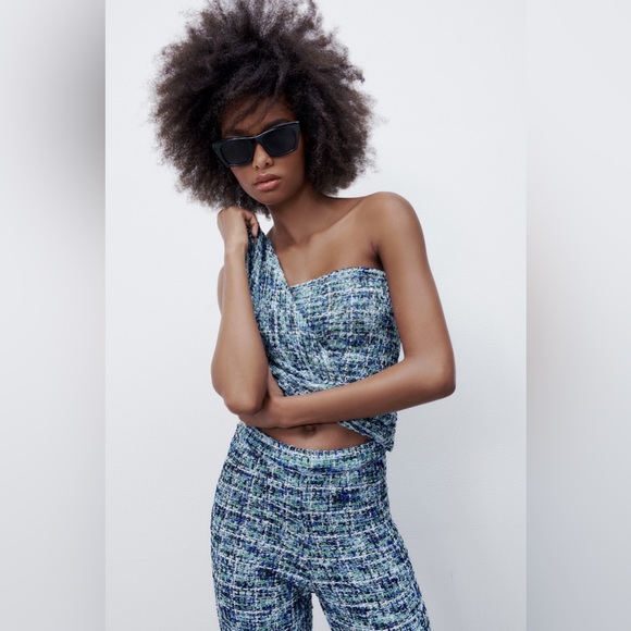 Zara Tweed Pant Set - Picture 2 of 10